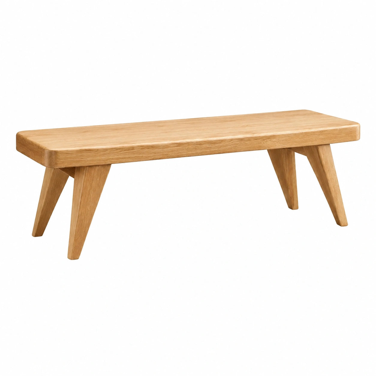Banc 120 x 35 x 45 cm en bois naturel style scandinave